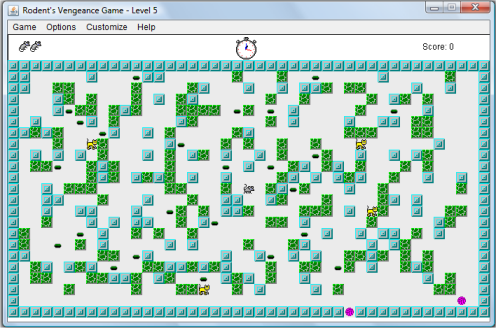 Rodent's Vengeance Level 5, Double Wide, Homogenized, Cream (Obviously not your Mother's Rodent's Revenge game!)